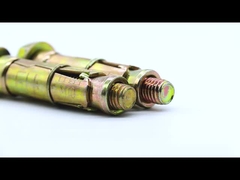 Acciaio al carbonio colorato zincato manica di espansione bullone di ancoraggio con foro C / W Hex Noce & Wahser