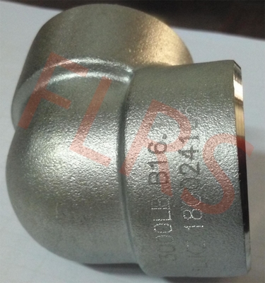 comprare ASME B16.11 ha forgiato i montaggi di saldatura dell'incavo classifica 3000 un gomito A182 F316L da 90 gradi online manufacture