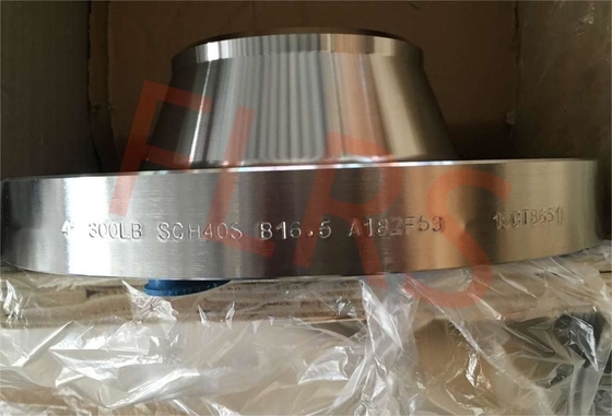 comprare A182 F53/acciaio inossidabile duplex eccellente alzato collo di saldatura della flangia del tubo fronte di UNS S32750 online manufacture