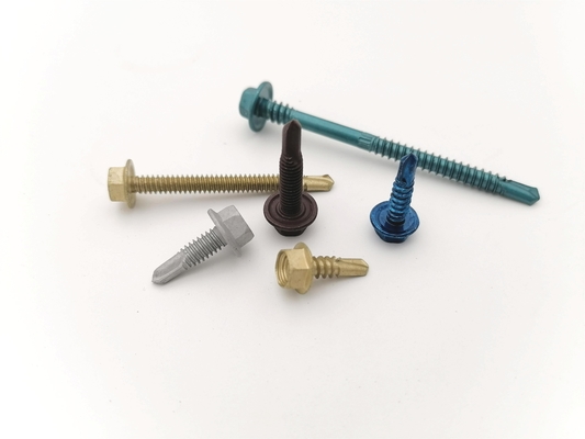 comprare La perforazione capa di auto della rondella della sfortuna avvita con la superficie ricoprente anticorrosiva variopinta dell'alto grado online manufacture