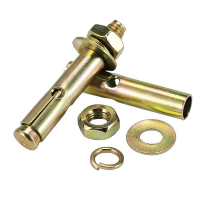 comprare Acciaio al carbonio colorato zincato manica di espansione bullone di ancoraggio con foro C / W Hex Noce & Wahser online manufacture