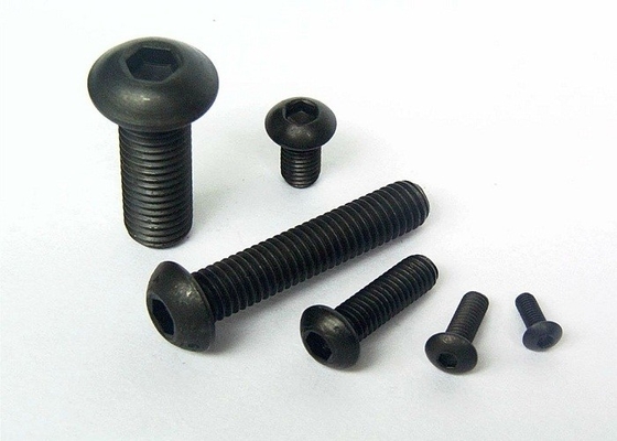 comprare ISO 7380 Acciaio al carbonio ossido nero Sottile esagonale Testa rotonda piatta Vattone ad alta resistenza online manufacture