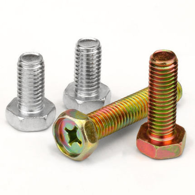 comprare Acciaio al carbonio M4-M8 Galvanizzato Philips Socket Hex Head Bolts con indentation GB29.2 UNC Thread online manufacture