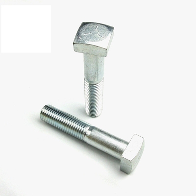 comprare Finitura placcata metrica filo grossolano testa quadrata bulloni meccanici con camfer sui quattro angoli online manufacture