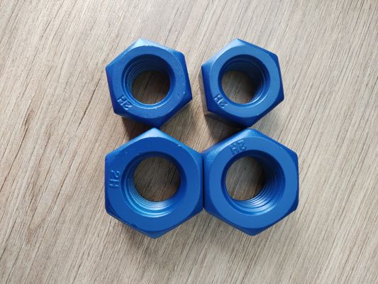 comprare Heavy Hexagon Nuts Made of A194 2H with Blue PTFE Coating fabbricazione online