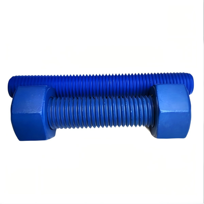 acquistare A193 B7 / A194 2H Bullone a doppia estremità rivestito in PTFE per applicazioni petrolchimiche marine ad alta pressione e alta temperatura fabbricazione online