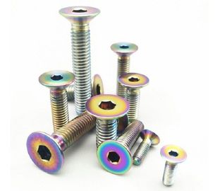 comprare Bulloni svasati titanio multiplo di colore GR2 con la testa Torx della sfortuna piana online manufacture