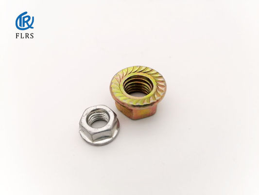 comprare La testa esagonale di Gr5 M6 ha dentellato il rivestimento normale del controdado DIN6923 della flangia online manufacture