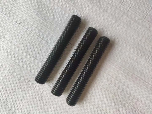 comprare Lunghezza dell'OEM 30mm di Bolt conclusa doppio completo ASTM A193 di rivestimento del nero del filo online manufacture