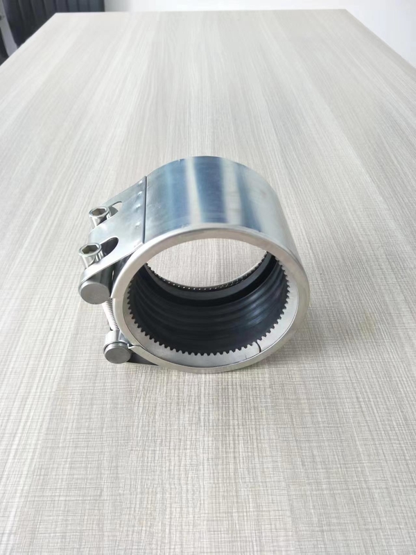 Single Pipe Coupling/Clamp Grip Type Material Stainless Steel SS316+NBR DN150
