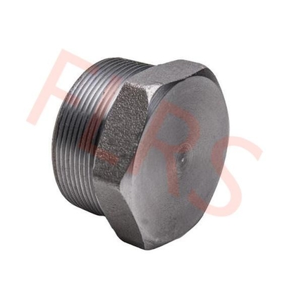 Spina capa infilata materiale A182 F316 ASME B16.11 di esagono di MNPT BSPT