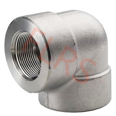 ASME B16.11 ha infilato gli accessori per tubi d'acciaio ha forgiato la classe 3000 del gomito da 90 gradi