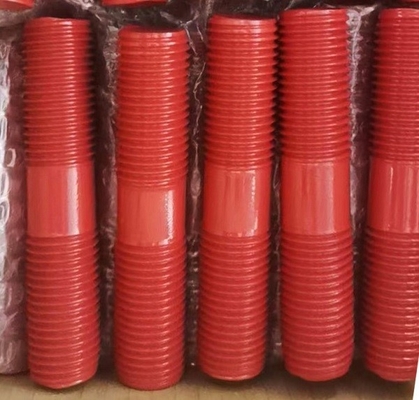 PTFE Bolt concluso doppio/perno acciaio al carbonio serra il filo di UNC