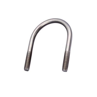 Bullone a U personalizzato M8 con rondella dado esagonale / morsetto a U Ti Gr2