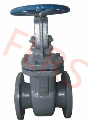 Valvola di DN150 Marine Cast Steel Flanged Gate per la costruzione di nave JIS F7366 PN10