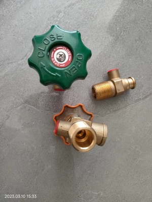 Valvola di chiusura di auto d'ottone di GPL per il riempimento della bombola a gas di GPL