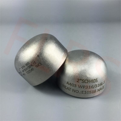 Cappuccio protettivo d'acciaio certificato doppio della Estremità-saldatura di ASTM A403 WP316/316L per i serbatoi di acciaio