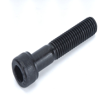 Ossido nero ad alta resistenza, testa di presa esagonale, viti di copertura (Knurling Allen Cap Head) bullone