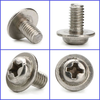 Dimensione M3-M8 Vattone PWM in acciaio inossidabile DIN967 Vattoni a testa a panella incrociata a croce con colletto - Classe di prodotto A