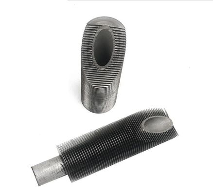 Spirale espelsa dello scambiatore di calore di 50.8mm che salda metropolitana alettata