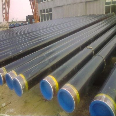 Tubo d'acciaio smussato dipinto nero dell'estremità ERW EFW di ASTM A53
