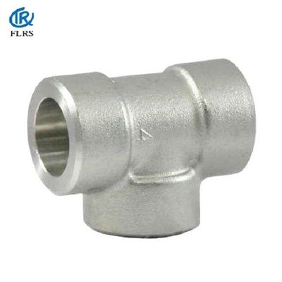 T d'acciaio dell'uguale dell'incavo dell'accessorio per tubi dell'interruttore dell'anti ruggine 6000LB ASME B16.11
