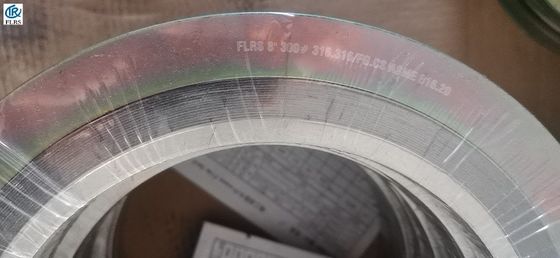 Guarnizione arrotolata a spirale alzata del fronte SS304 ASME B16.20