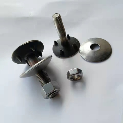 BACCANO 15237 4 ad alta resistenza placcati Dots Hex Nut Assembly Zinc