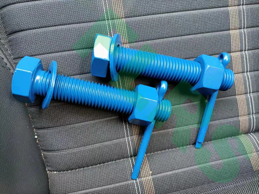 Placcatura conclusa rivestita dello zinco di Bolt del Fluoropolymer doppia per fuori la coppia di torsione